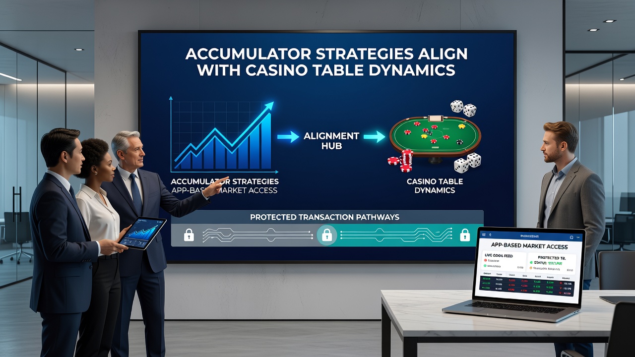 Secure payment dashboard showing encrypted accumulator and casino table transaction flows on a mobile device